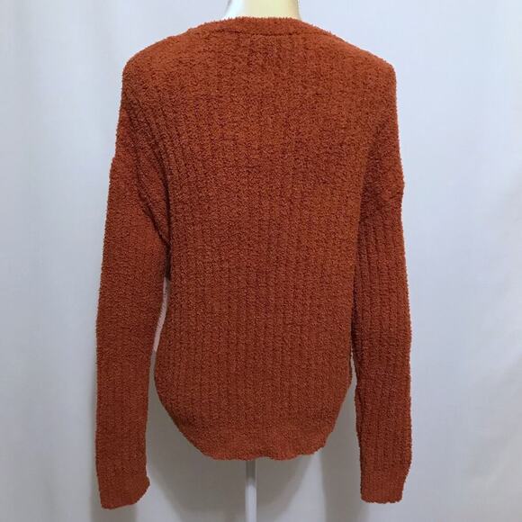 Crave Fame NWT Burnt Orange Soft Sweater Juniors XL - Picture 6 of 9